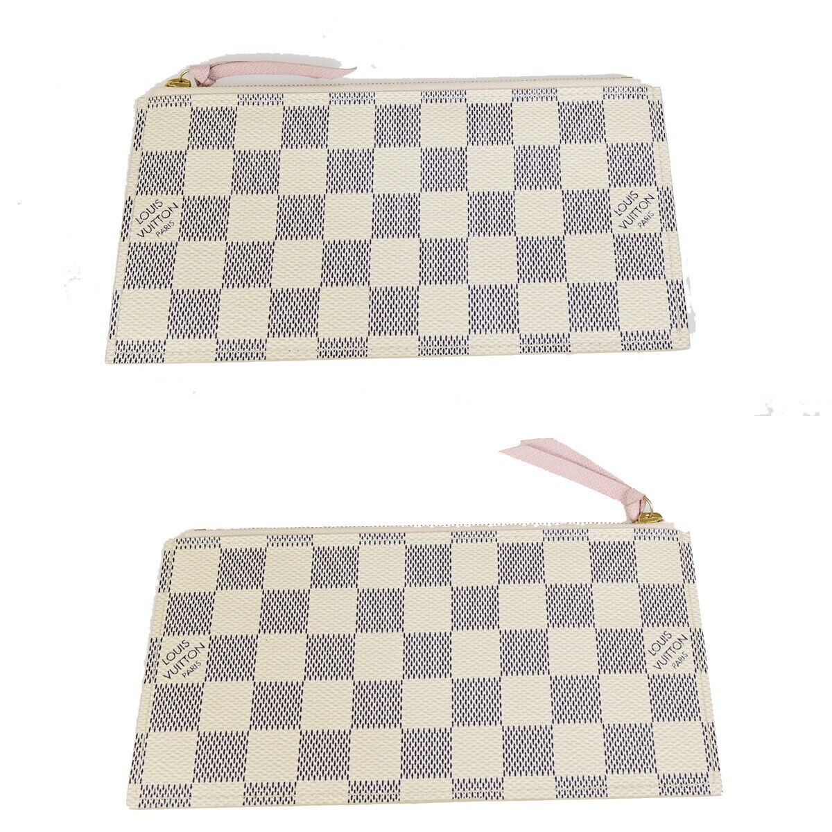 LOUIS VUITTON Felicie Pochette Chain Shoulder Bag Damier Azur WE N63106 99FB120