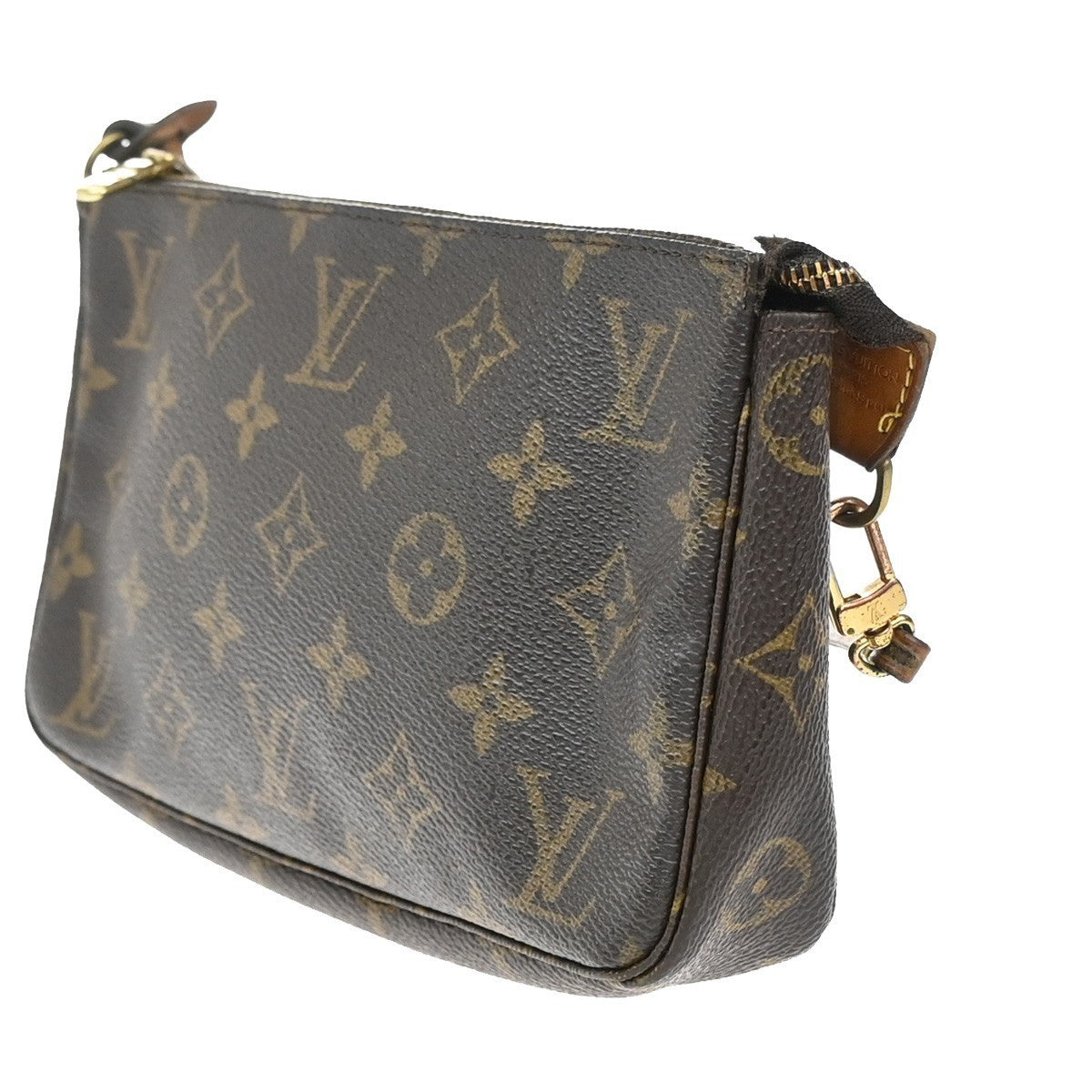 LOUIS VUITTON Pochette Accessoires Hand Bag Monogram Leather BN M51980 84KP295