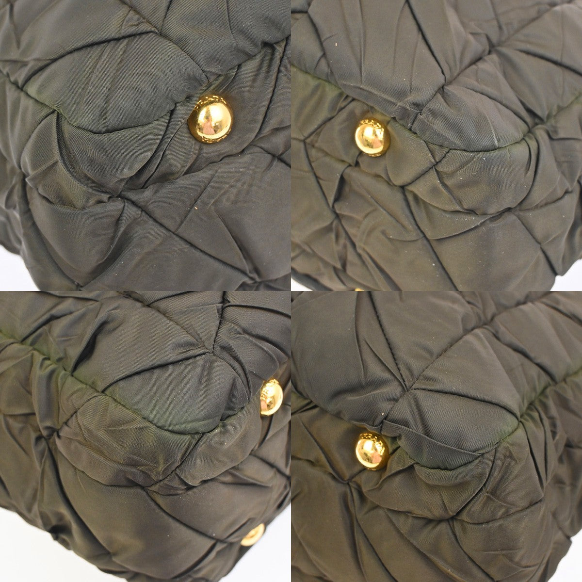 PRADA Tessuto 2Way Shoulder Hand Tote Bag Nylon Leather Brown GHW Italy 76KD027