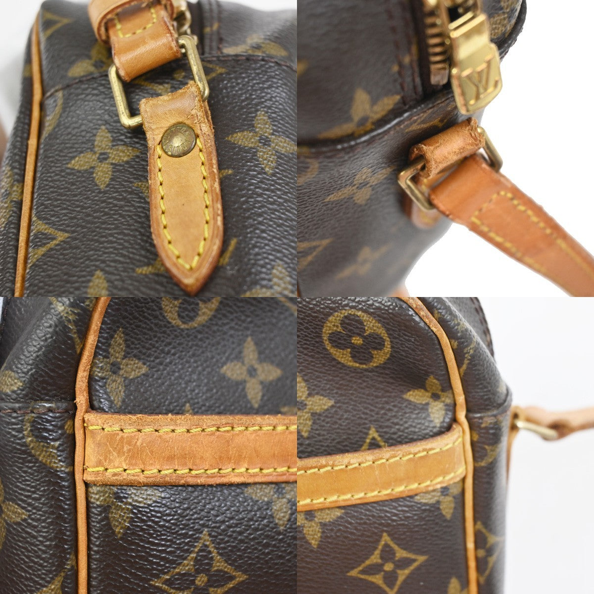 LOUIS VUITTON Trocadero 30 Shoulder Bag Monogram Leather Brown M51272 86TA595