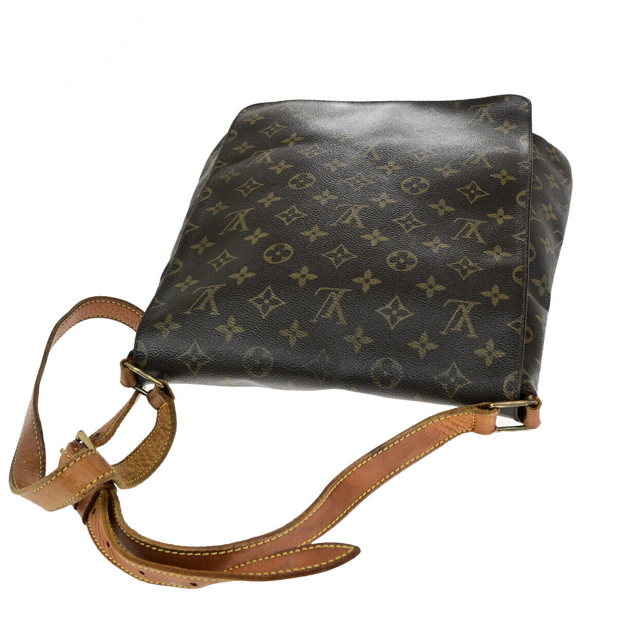LOUIS VUITTON Musette Shoulder Bag Monogram Leather Brown France M51256 31SJ562