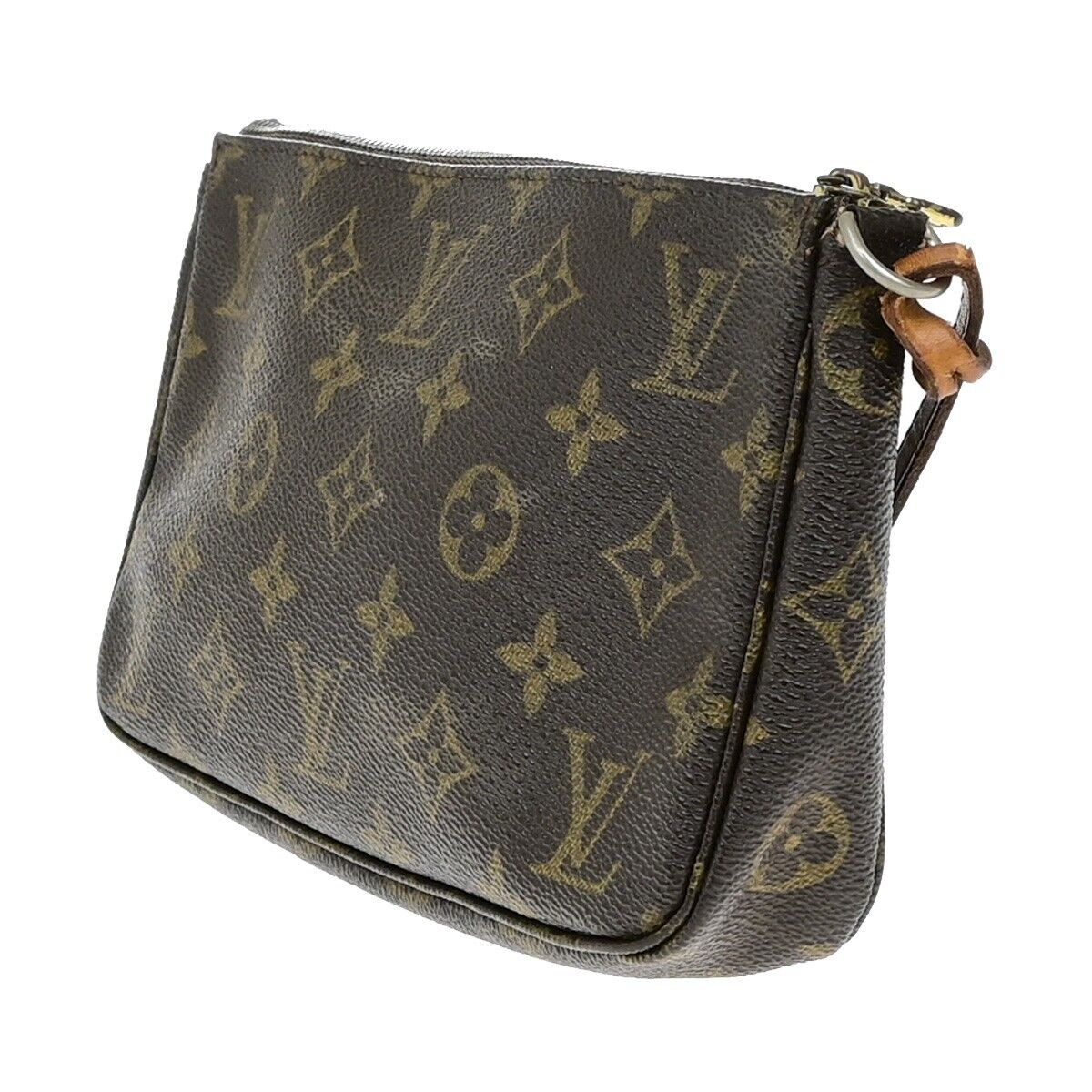 LOUIS VUITTON Pochette Accessoires Hand Bag Monogram Leather BN M51980 30ED959