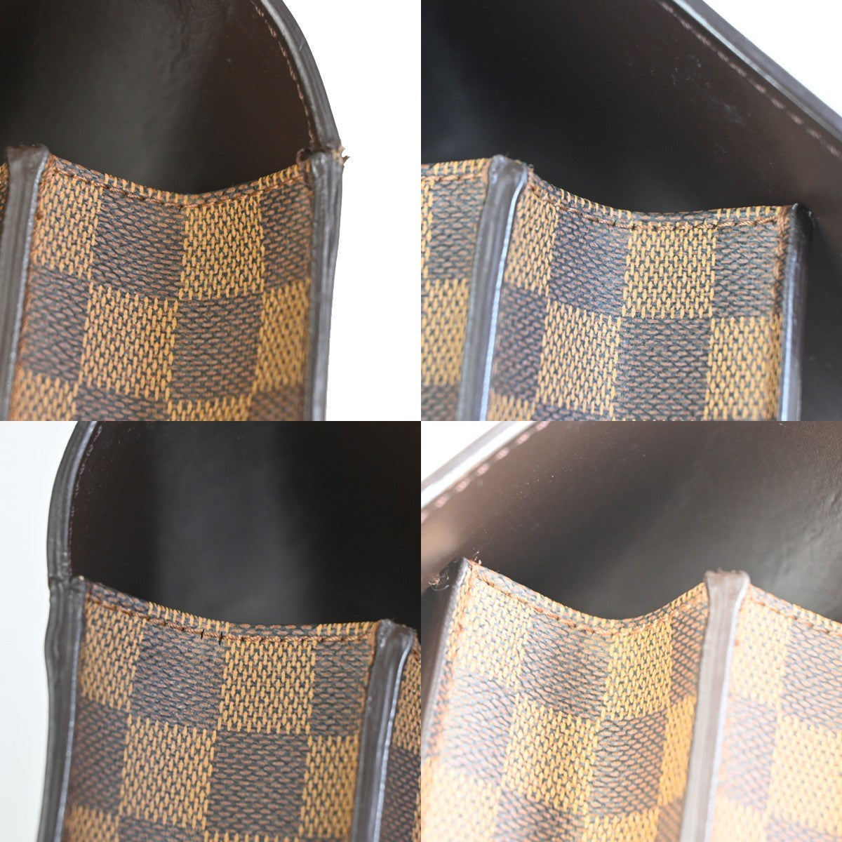 LOUIS VUITTON Altona GM Business Hand Bag Damier Ebene Leather N53312 80CA901