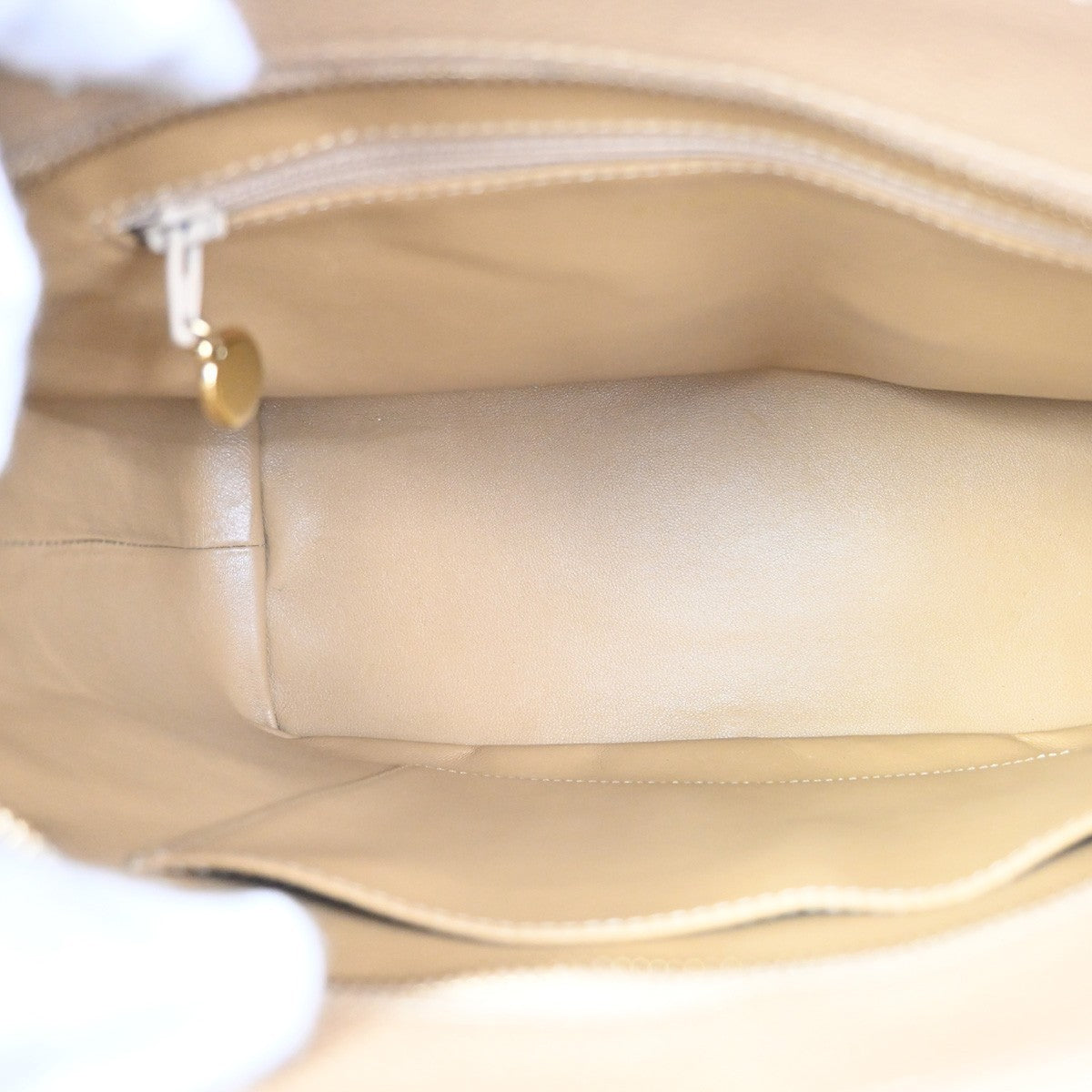 CHANEL CC Logo Shoulder Hand Bag Grained Calfskin Leather BE GHW Italy 307RL837