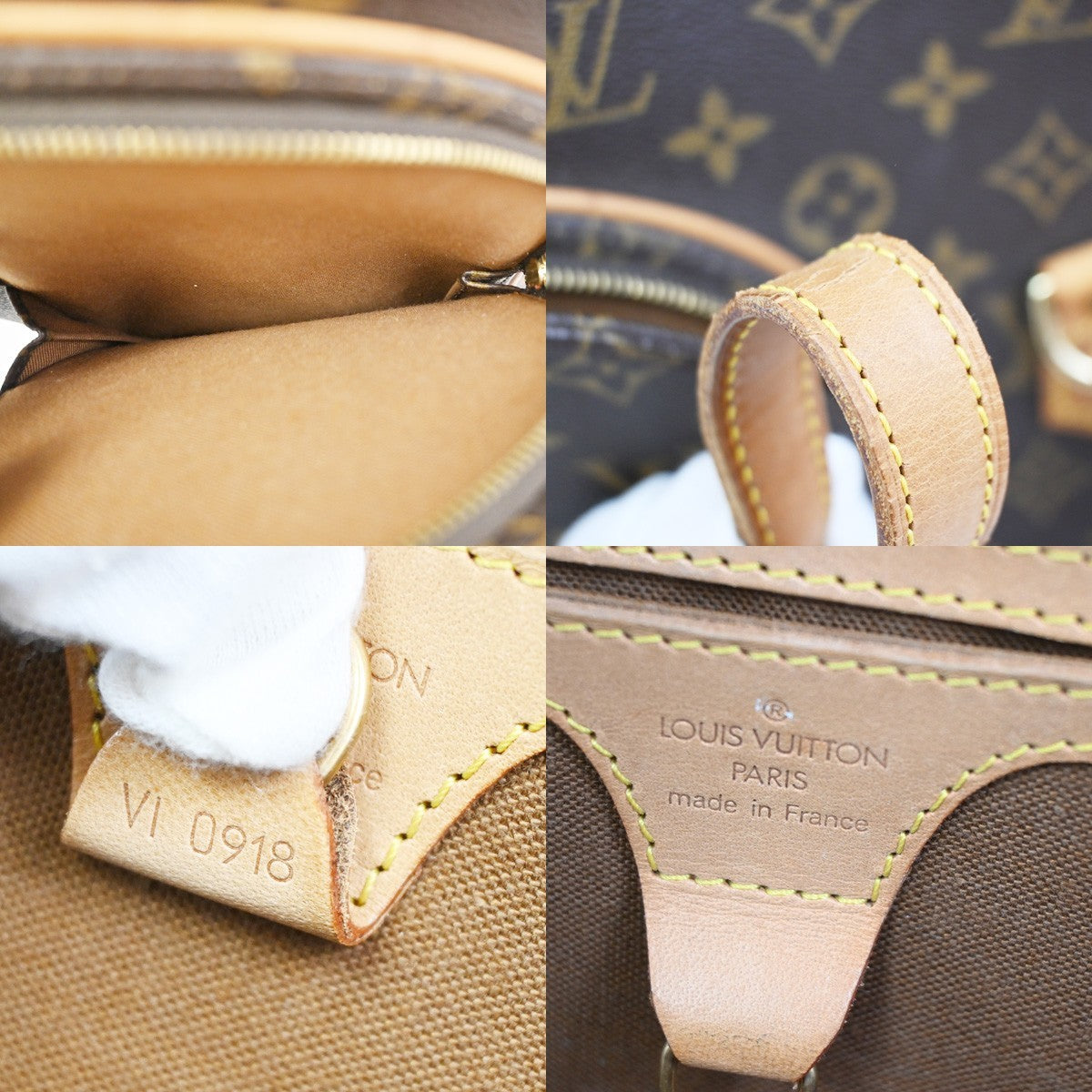 LOUIS VUITTON Ellipse Shopping Shoulder Bag Monogram Leather BN M51128 97KC698