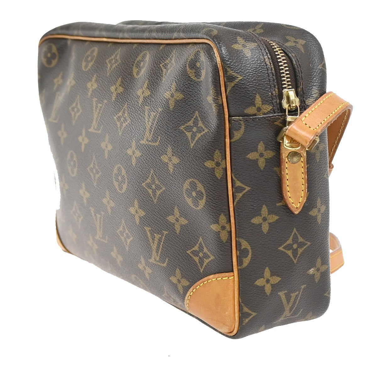 LOUIS VUITTON Trocadero 30 Shoulder Bag Monogram Leather Brown M51272 86TA595