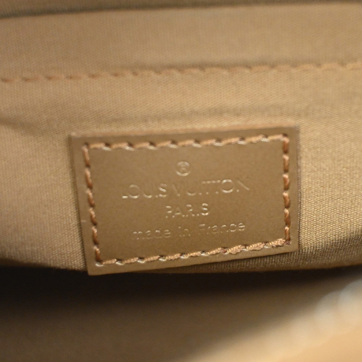 LOUIS VUITTON Shelton Hand Bag Monogram Mat Leather Gold France M55177 34KC917