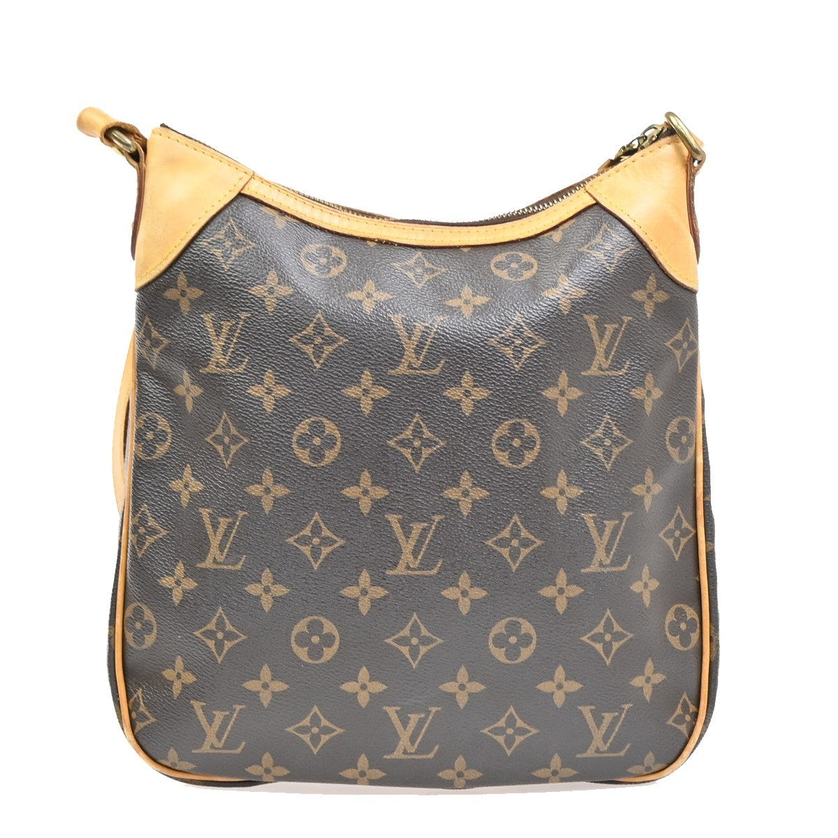 LOUIS VUITTON Odeon PM Shoulder Bag Monogram Leather Brown Spain M56390 27MA389