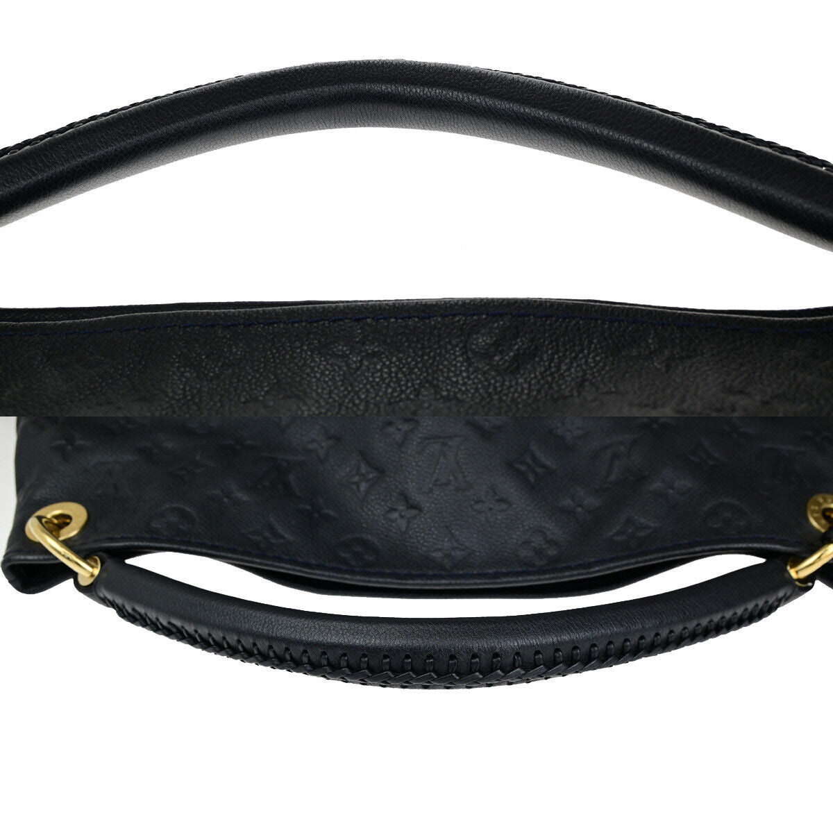 LOUIS VUITTON Artsy MM Hand Bag Monogram Empreinte Infini Blue M93448 650RK856