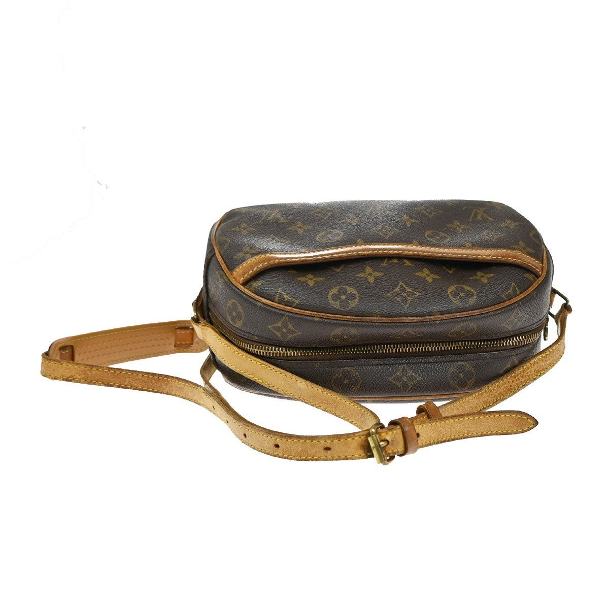 LOUIS VUITTON Blois Shoulder Bag Monogram Leather Brown France M51221 30CA203