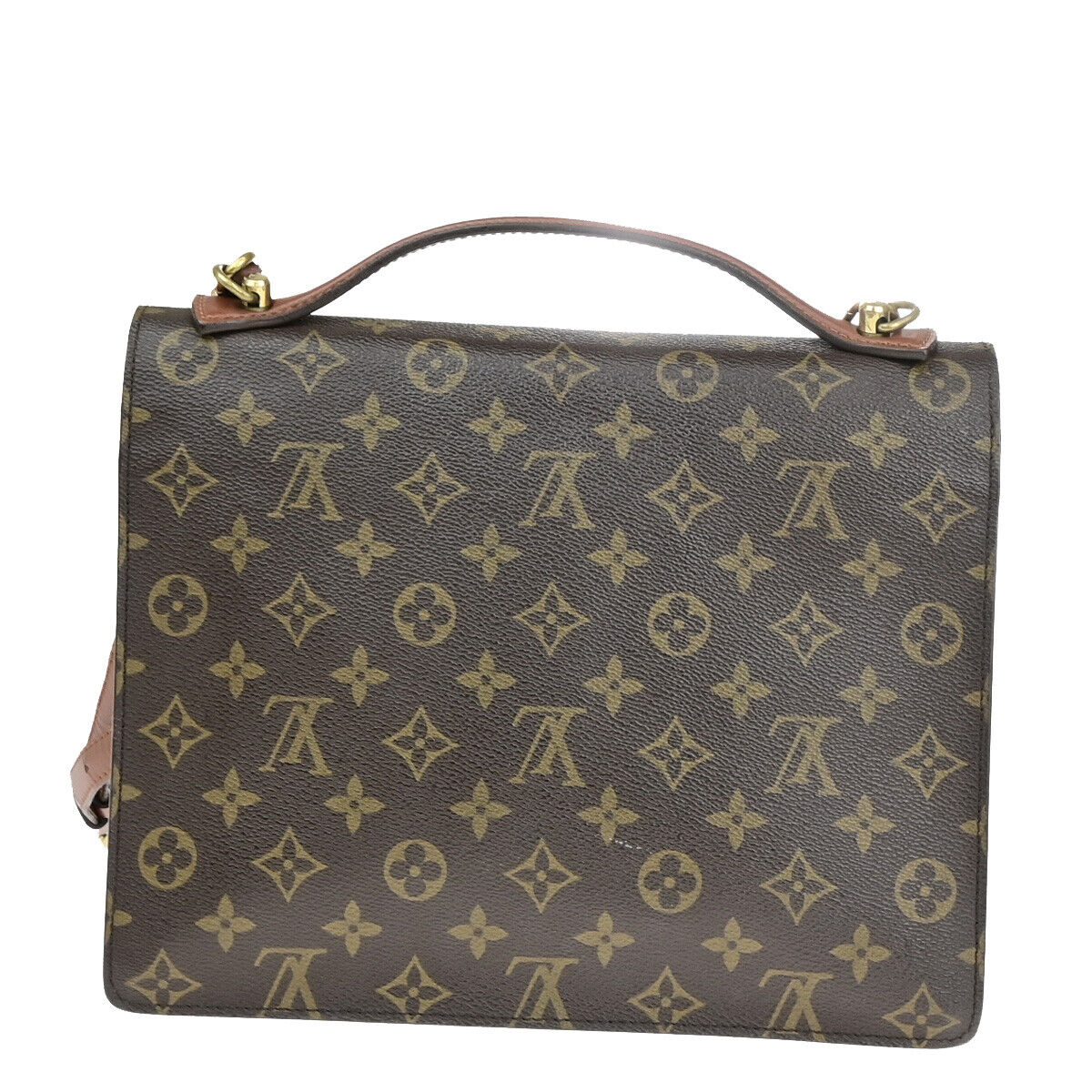 LOUIS VUITTON Monceau 28 2Way Shoulder Hand Bag Monogram Leather M51185 84YF894