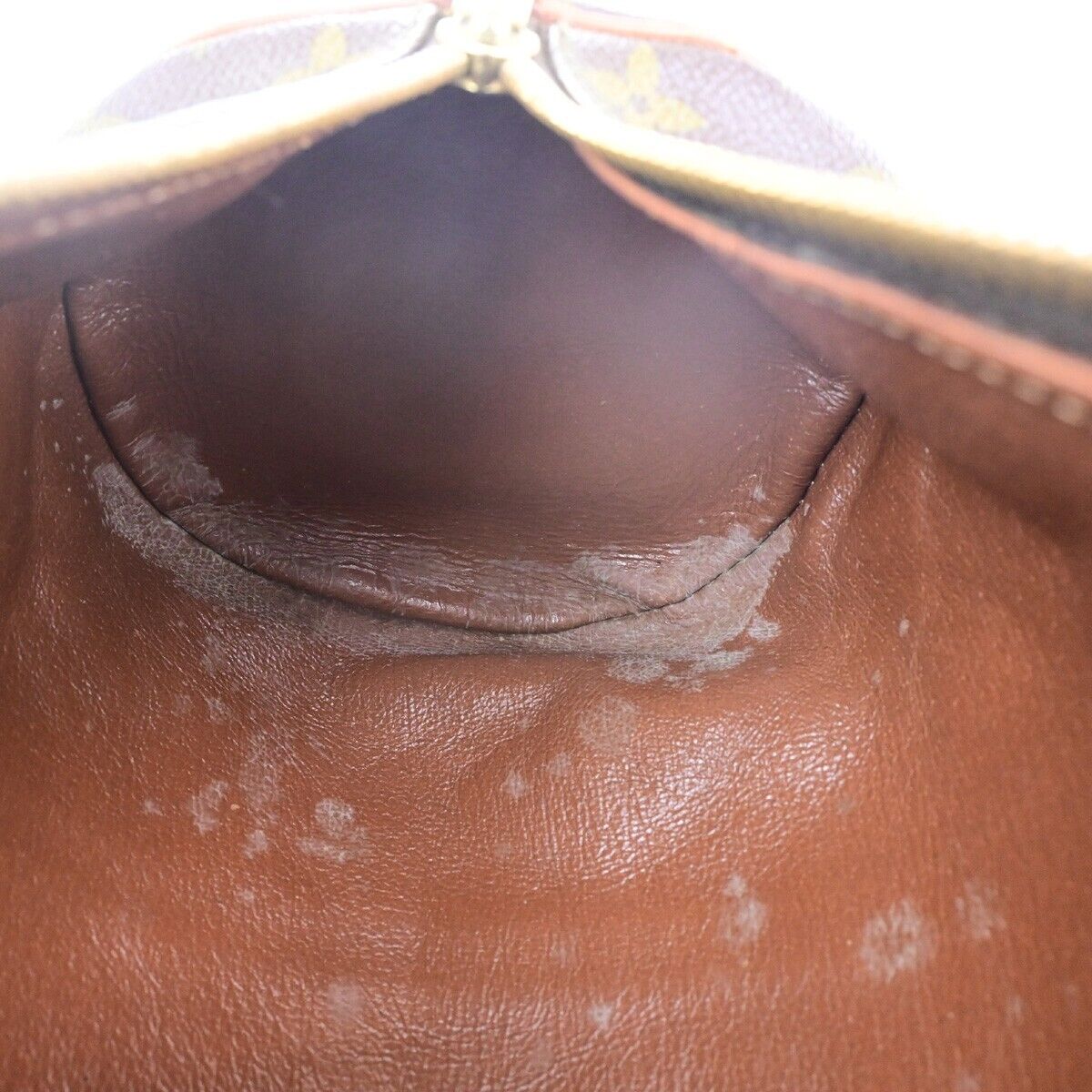 LOUIS VUITTON Logo PAPILLON 30 Hand Bag Monogram Leather Brown M51365 66HC021