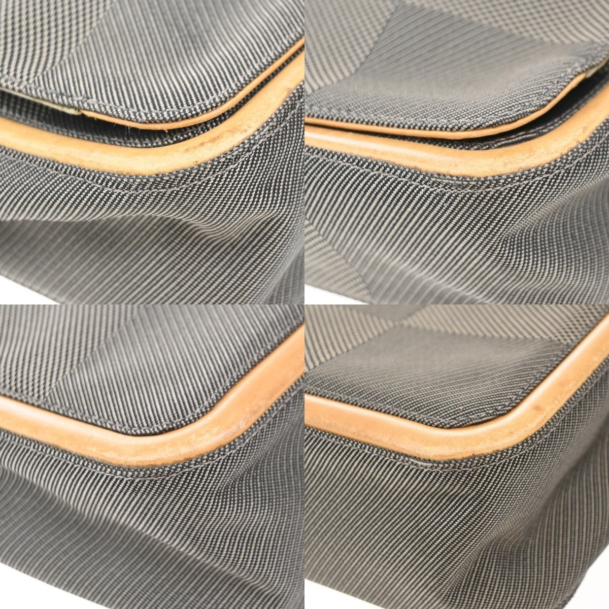 LOUIS VUITTON Damier Geant Messager Shoulder Bag Canvas Leather M93030 16KP318