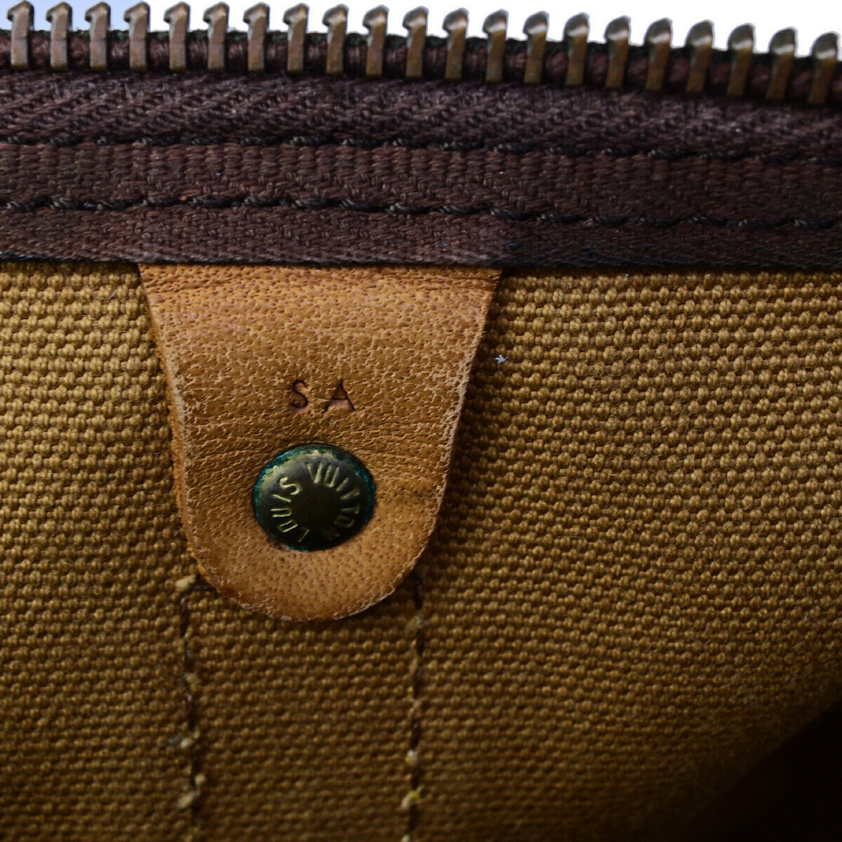 LOUIS VUITTON Keepall 45 Travel Hand Bag Monogram Leather Brown M41428 64SJ094