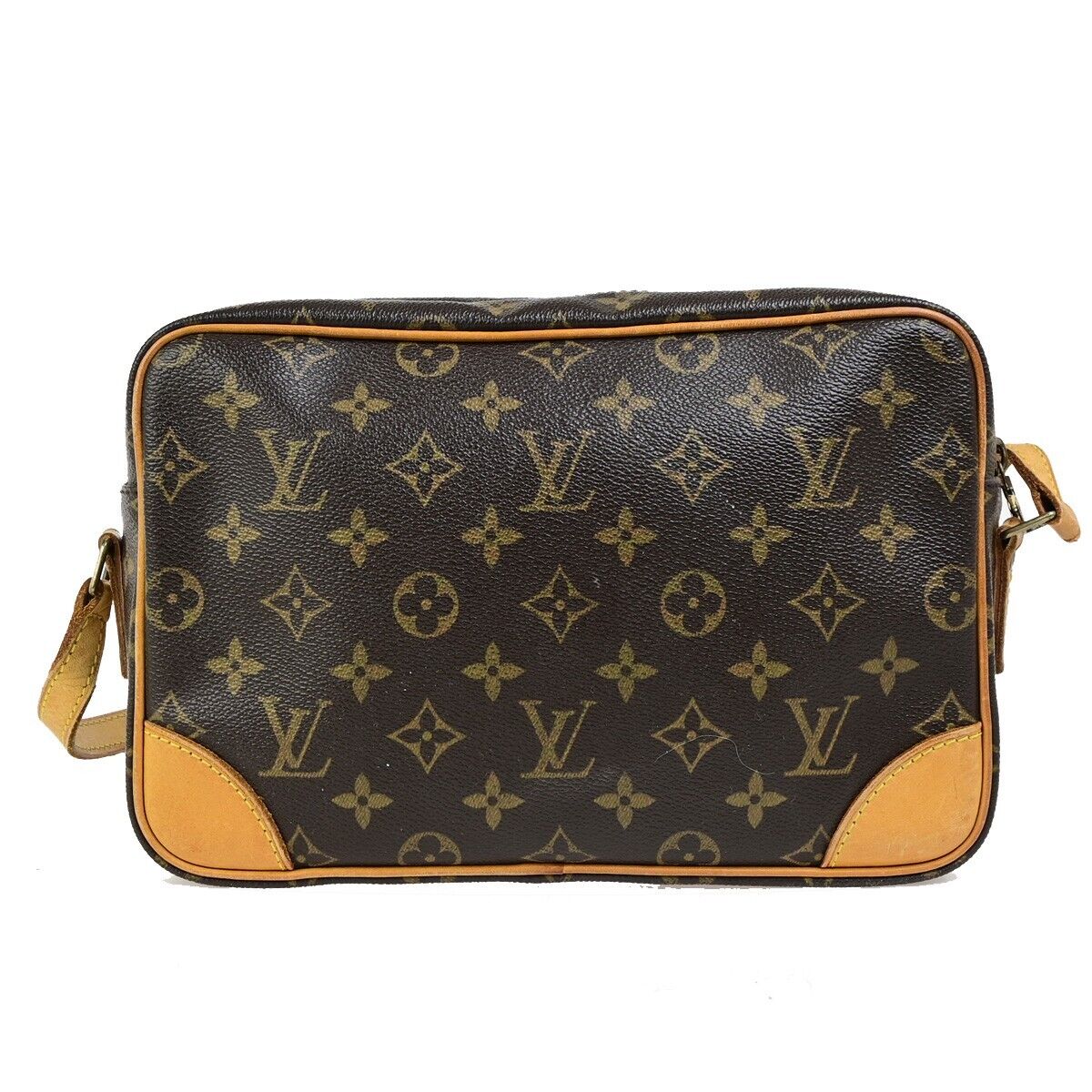 LOUIS VUITTON Trocadero 27 Shoulder Bag Monogram Leather Brown M51274 82ED001