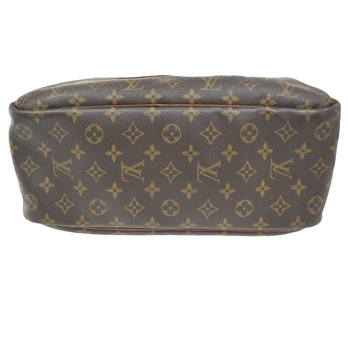 LOUIS VUITTON LV Logo Deauville Hand Bag Monogram Leather Brown M47270 62CA790