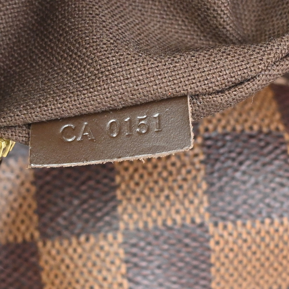 LOUIS VUITTON Brooklyn MM Shoulder Bag Damier Ebene Leather Brown N51211 93CA823