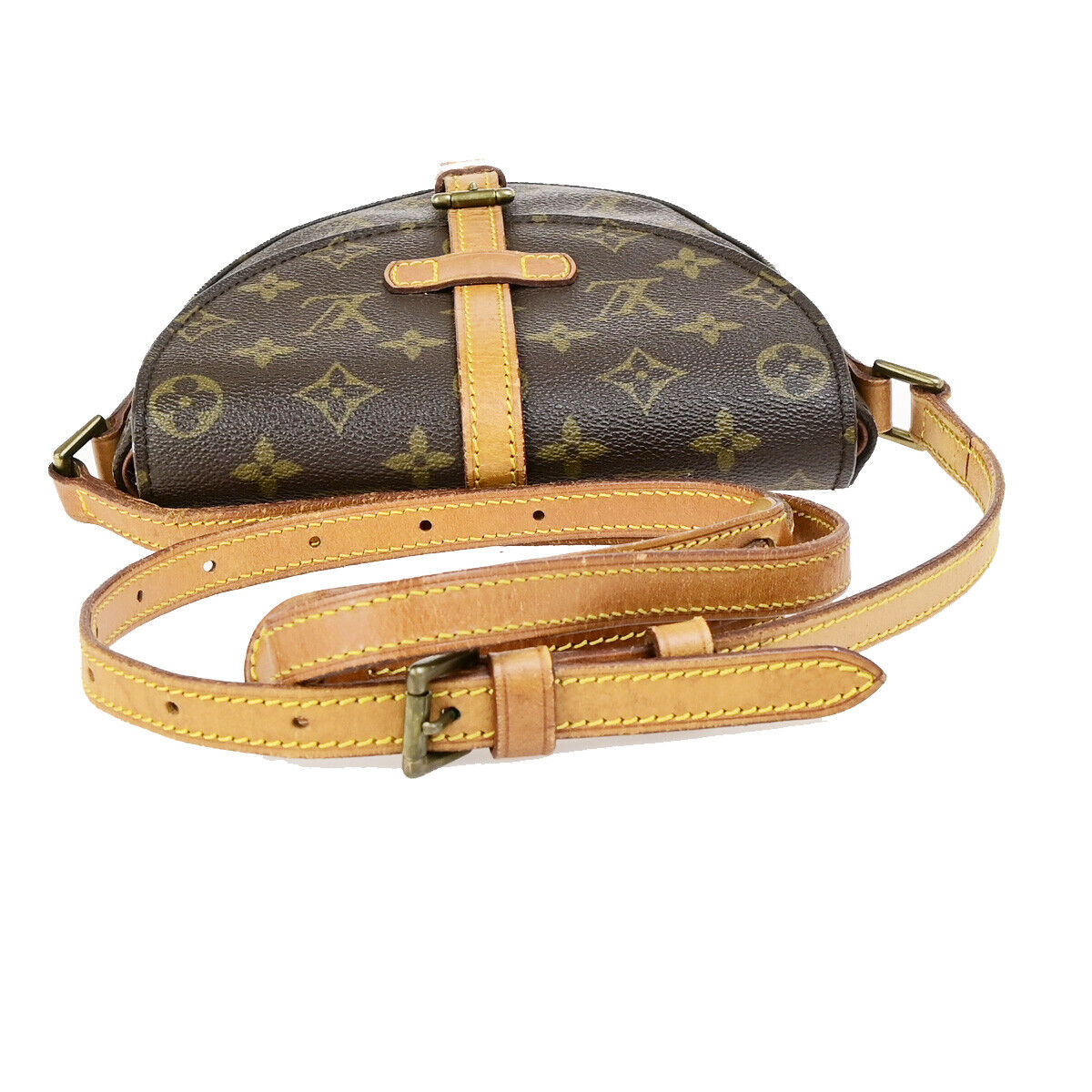 LOUIS VUITTON Chantilly PM Shoulder Bag Monogram Leather Brown M51234 31YG541