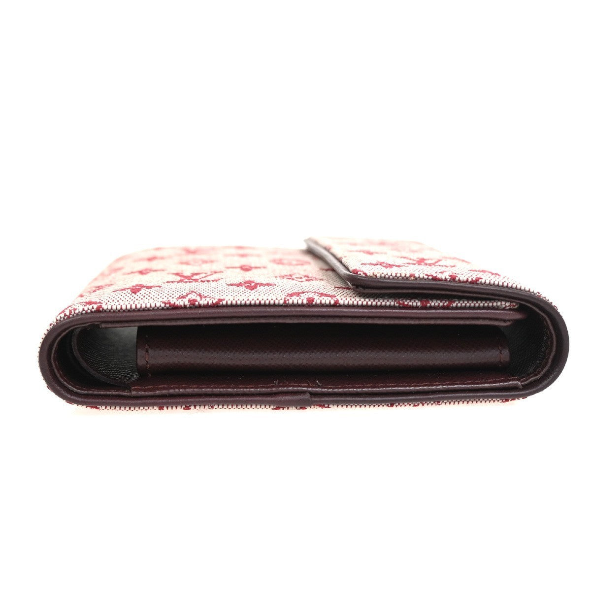 LOUIS VUITTON Porte Bie Carte Credit Wallet Monogram Mini Cherry M92241 39TA628
