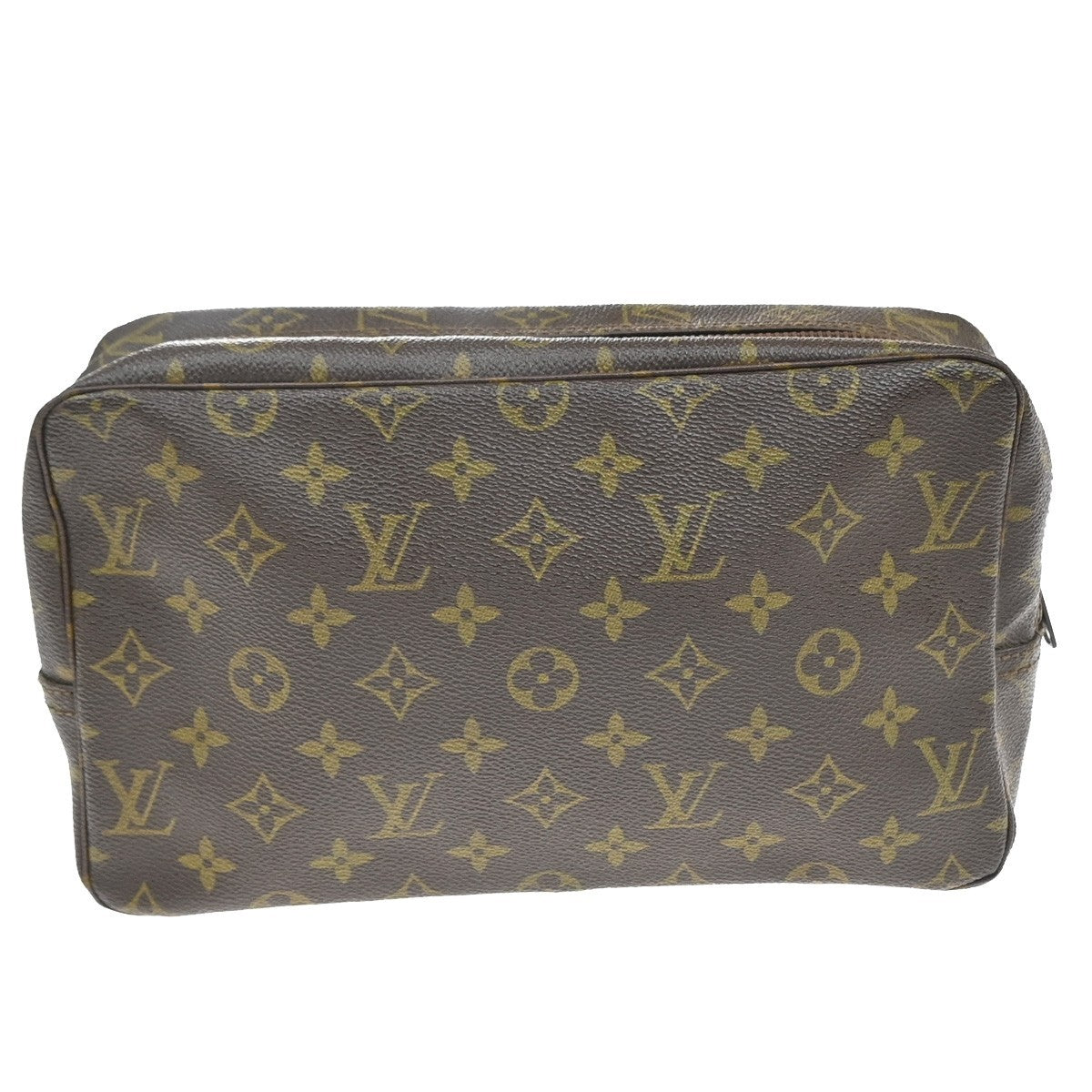 LOUIS VUITTON Trousse Toilette 28 Clutch Hand Bag Monogram Brown M47522 66YJ215