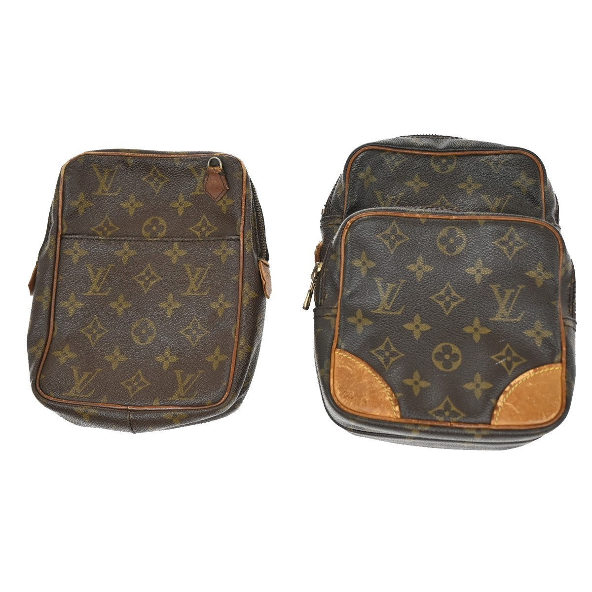 LOUIS VUITTON 2 Set Amazon Danube Shoulder Bag Monogram Leather BN 60KP199