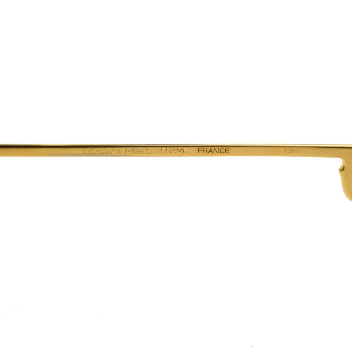 CARTIER Romance Louis Sunglasses Green Gold France 31RL567