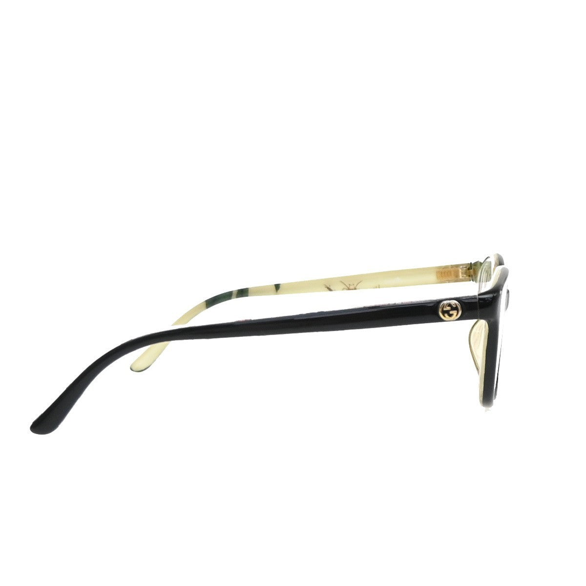 GUCCI GG Logo Reading Glasses Eye Wear Plastic SGZ06BMXJF Black 01KP129