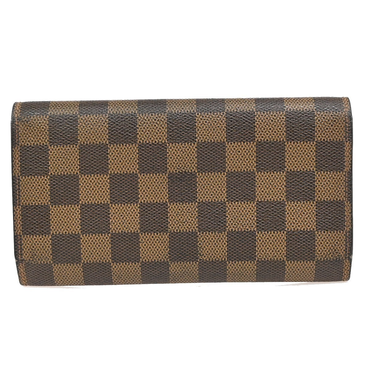 LOUIS VUITTON International Trifold Wallet Damier Leather Brown N61215 02KP147