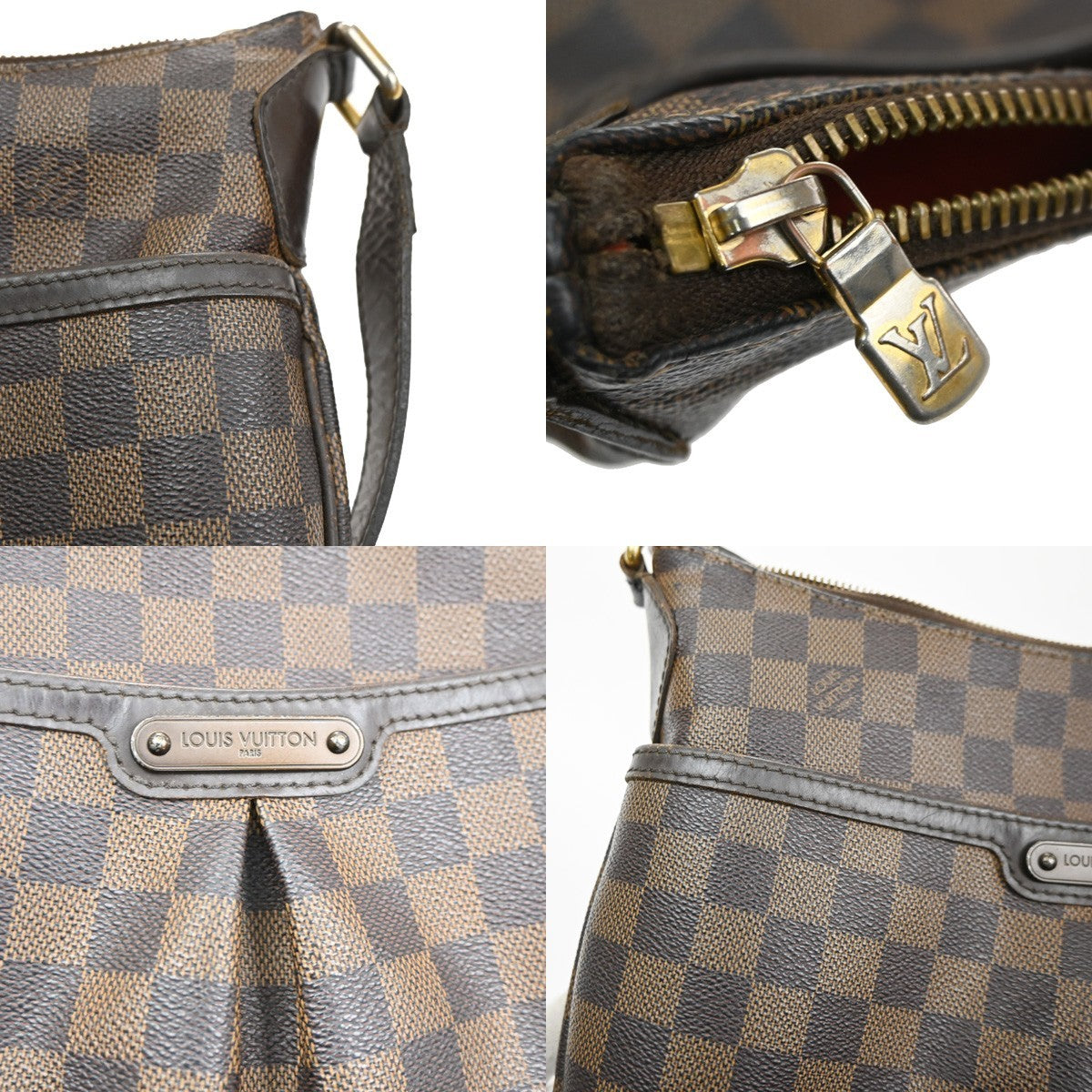 LOUIS VUITTON Bloomsbury PM Shoulder Bag Damier Leather Brown N42251 86CA932
