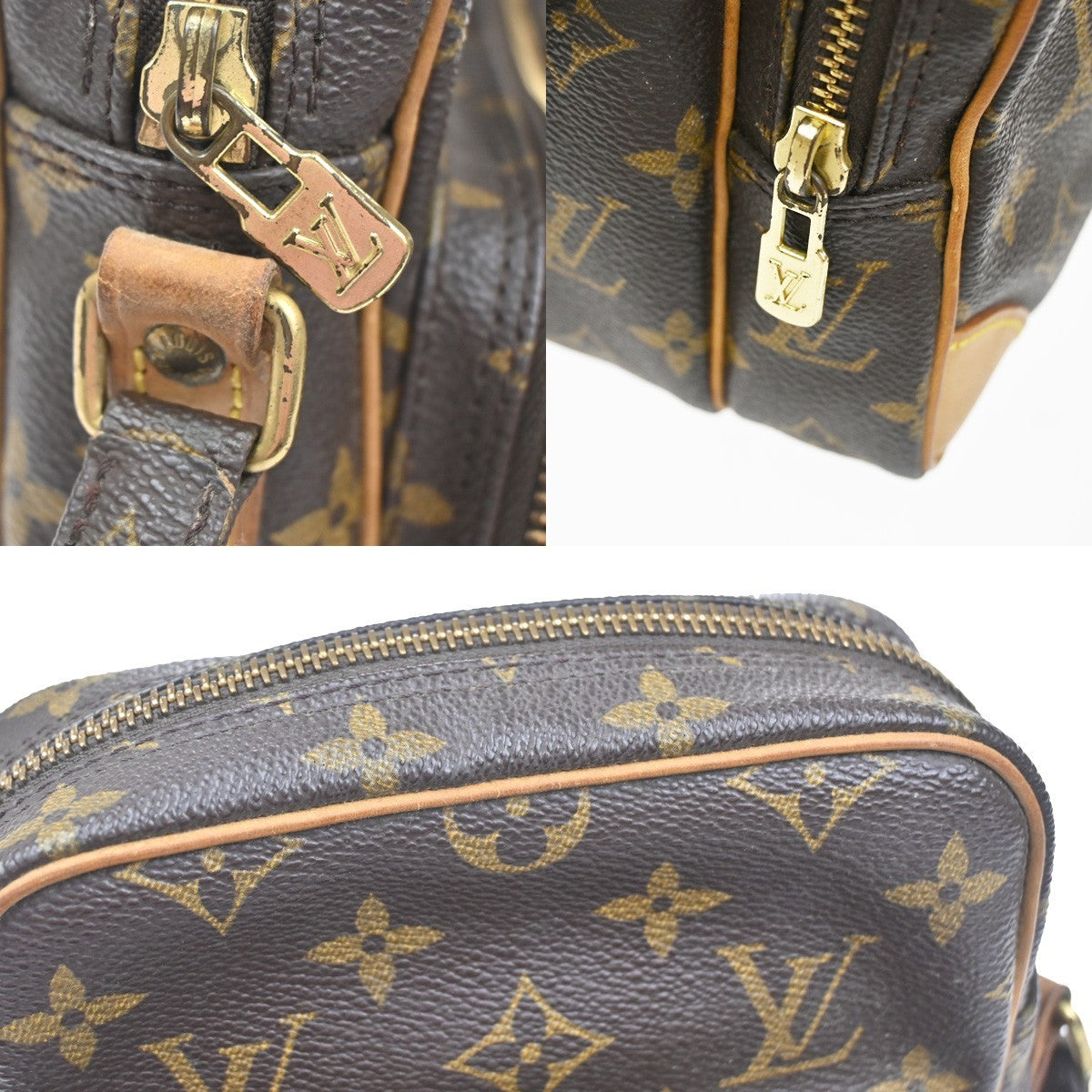 LOUIS VUITTON Amazon Crossbody Shoulder Bag Monogram Leather BN M45236 80YH996