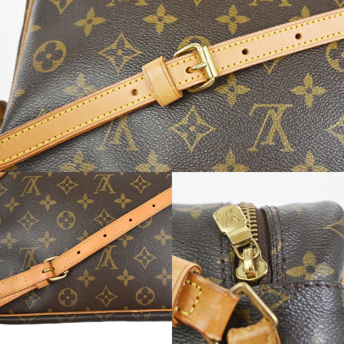 LOUIS VUITTON Trocadero 30 Shoulder Bag Monogram Leather Brown M51272 86TA595