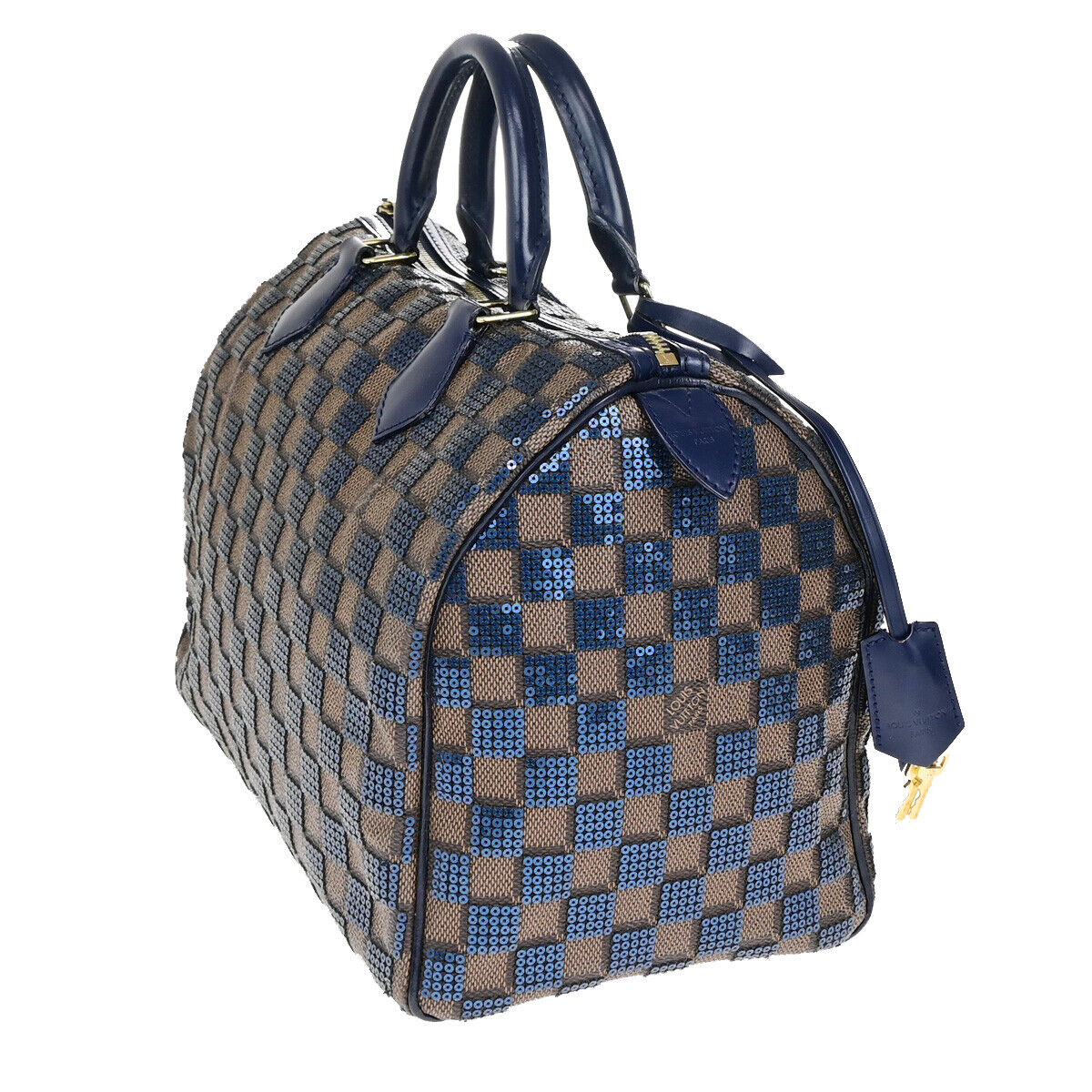 LOUIS VUITTON Speedy 30 Hand Bag Damier Paillettes Leather BN N41261 610RK730