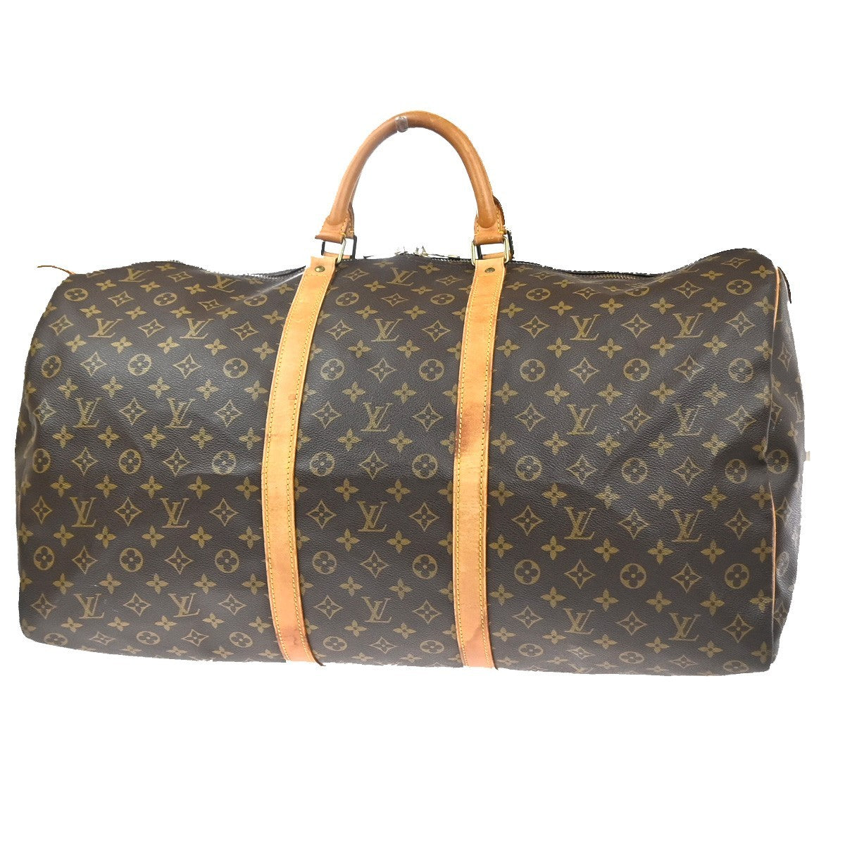 LOUIS VUITTON Keepall 60 Travel Hand Bag Monogram Leather Brown M41422 70MA525
