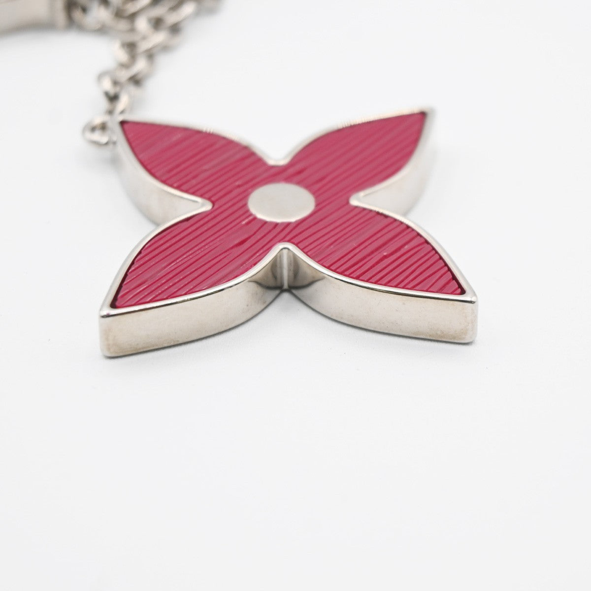 LOUIS VUITTON LV Bijoux Sac Fleur Epi Bag Charm Key Ring BE RD PE M67125 64MA373
