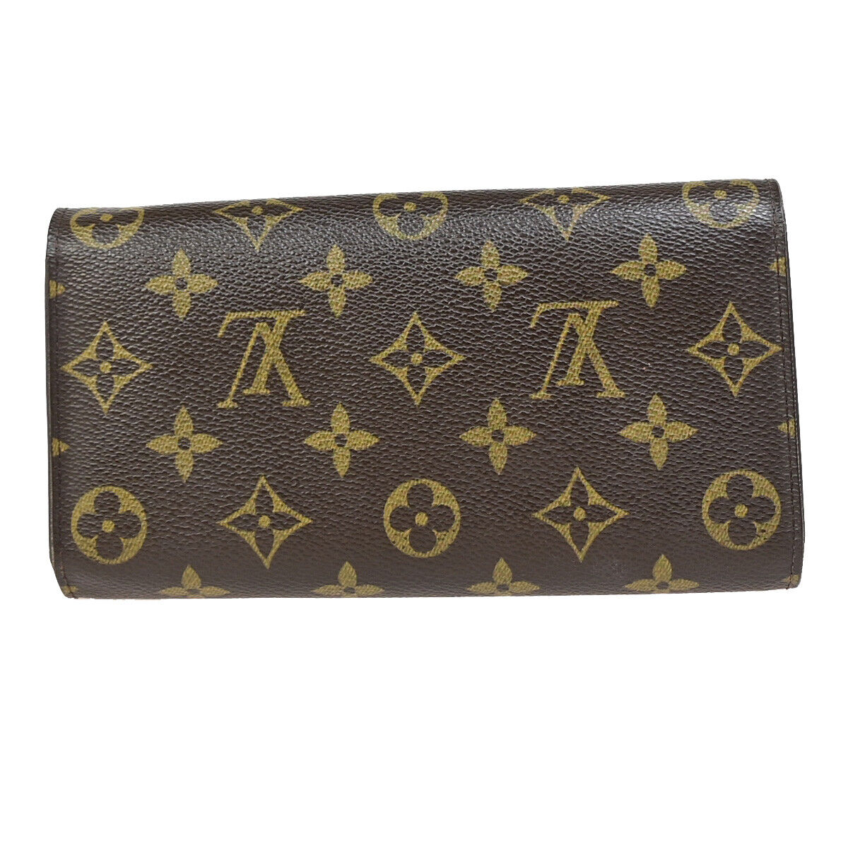 LOUIS VUITTON International Long Trifold Wallet Monogram Leather M61215 67YE596