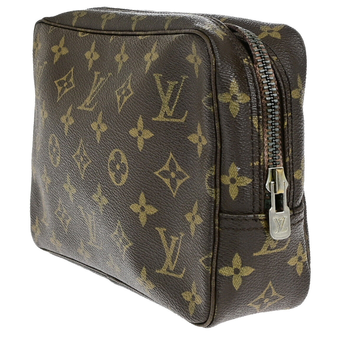 LOUIS VUITTON Trousse Toilette 23 Clutch Hand Bag Monogram Brown M47524 69SJ558