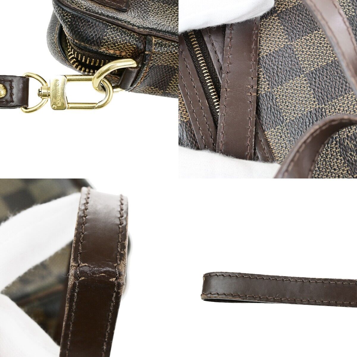 LOUIS VUITTON  Pochette Bier Macau Clutch Bag Damier  Leather BN N61739 63EC933