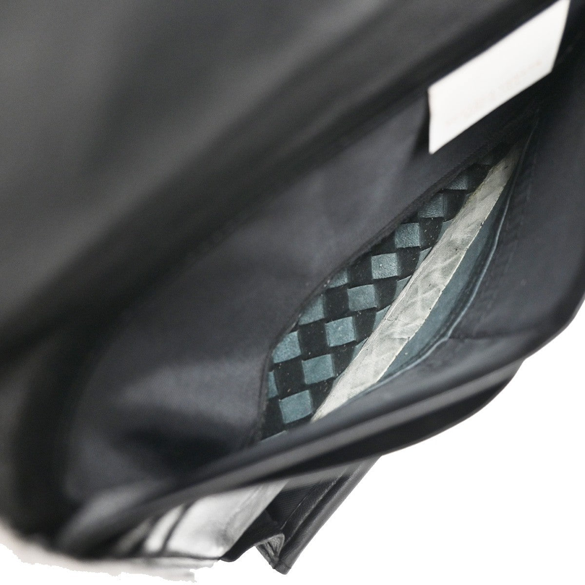 BOTTEGA VENETA Logo Intrecciato 2 Set Long Zipper Wallet Leather Black 67KP013