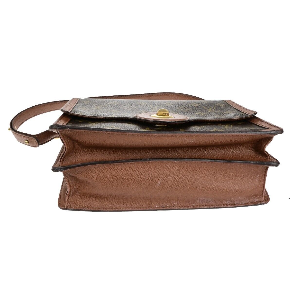 LOUIS VUITTON Raspail Shoulder Hand Bag Monogram Leather Brown M51372 33ED275