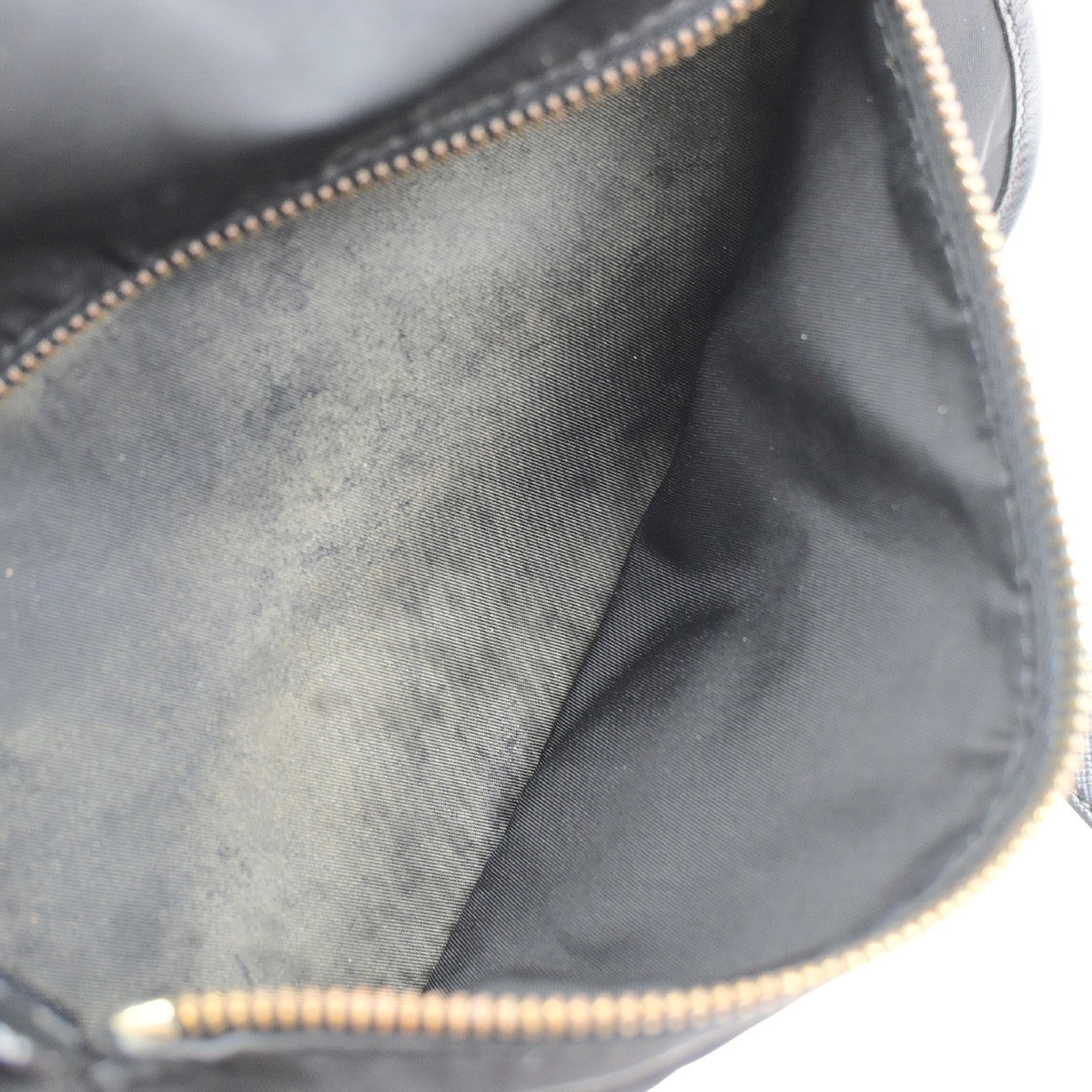 PRADA Logo Tessuto Crossbody Shoulder Bag Nylon Leather Black GHW Italy 76MA710