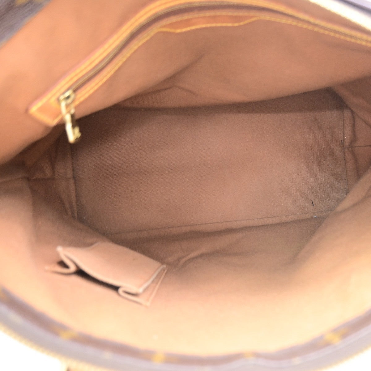 LOUIS VUITTON Cabas Mezzo Shoulder Bag Monogram Leather Brown M51151 34CB044