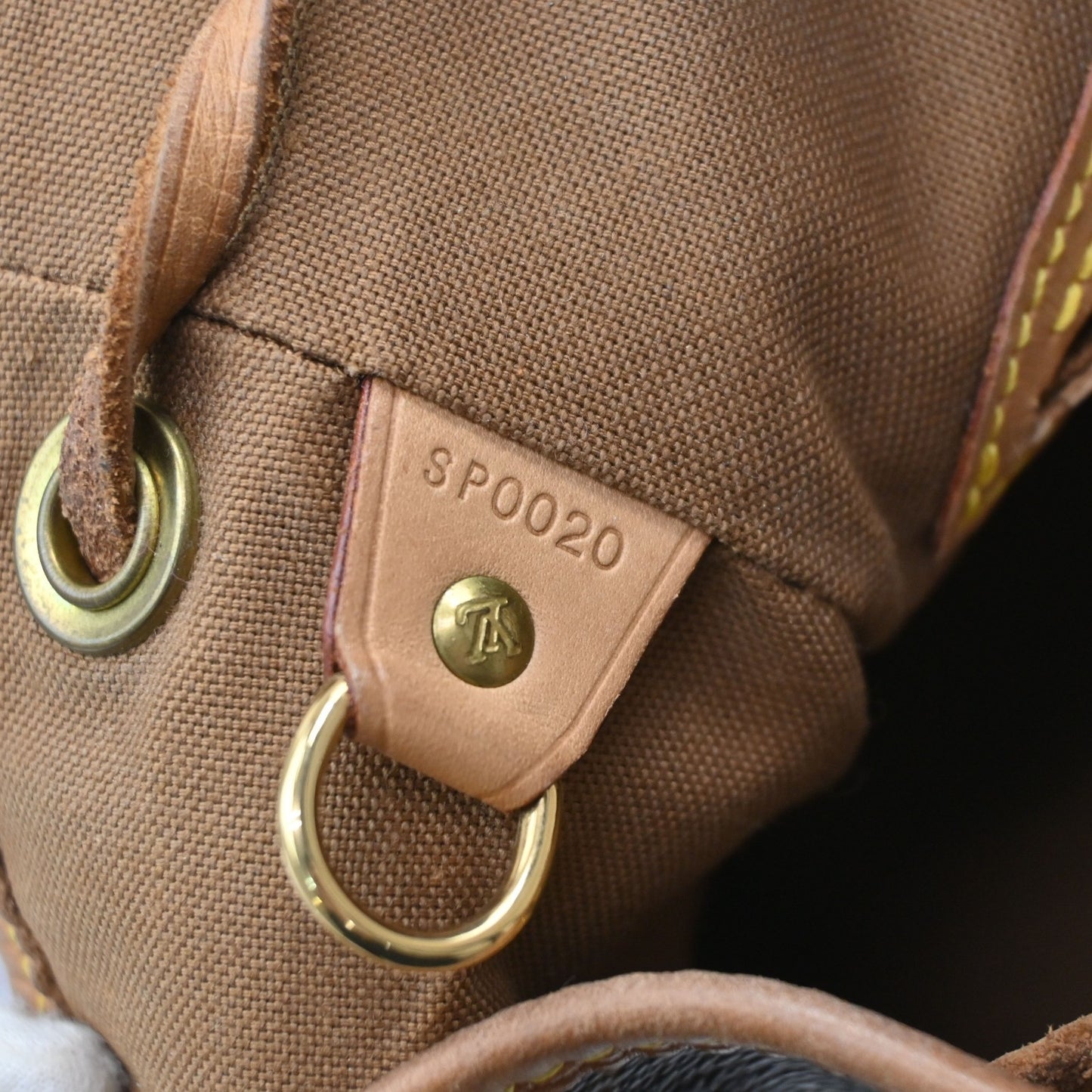 LOUIS VUITTON Montsouris MM Backpack Bag Monogram Leather Brown M51136 15KD121