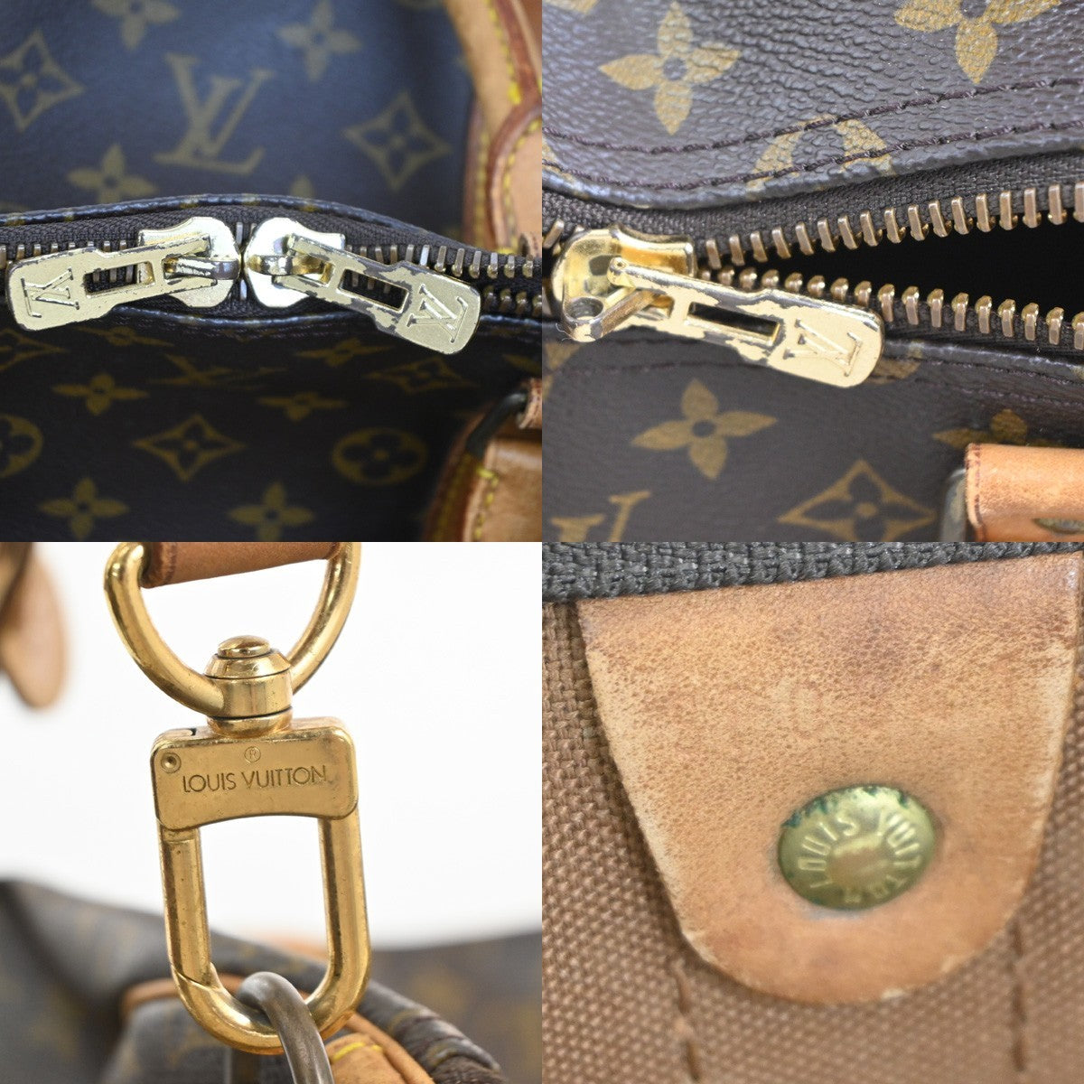 LOUIS VUITTON Keepall Bandouliere 55 2Way Hand Bag Monogram Brown M41414 34PA119