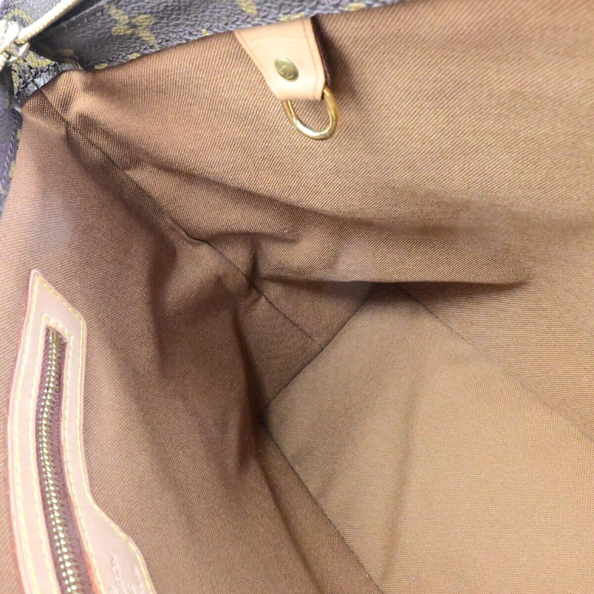LOUIS VUITTON Cabas Piano Shoulder Bag Monogram Leather Brown M51148 73ED378
