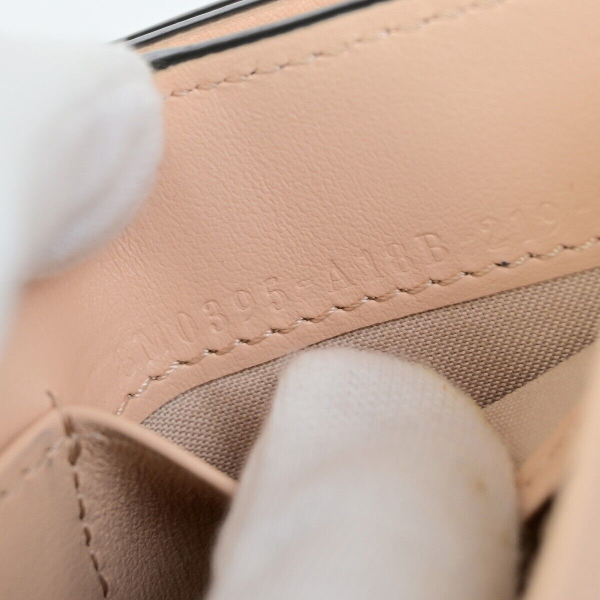 FENDI Zucca Pattern Mini Trifold Wallet Purse Leather Pink Italy 69FB178