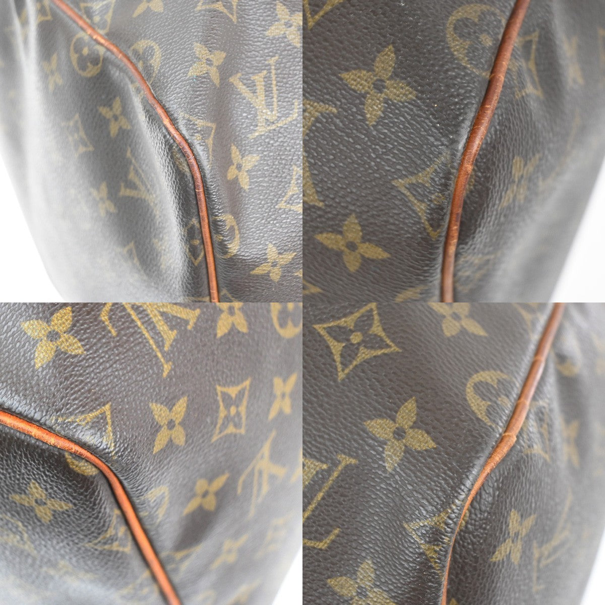 LOUIS VUITTON Keepall 55 Travel Hand Bag Monogram Leather Brown M41424 84MA384