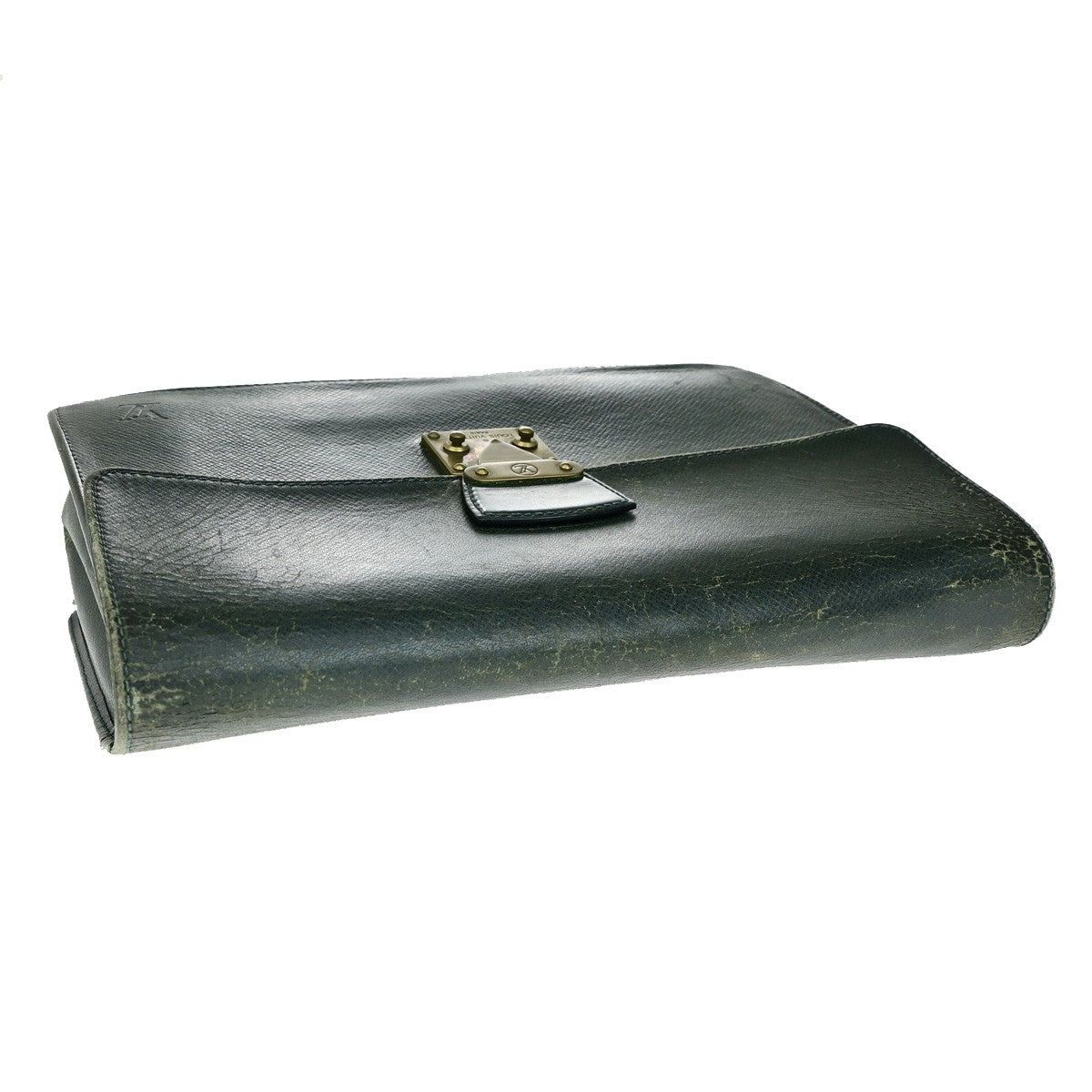 LOUIS VUITTON Pochette Kourad Clutch Hand Bag Taiga Leather GN M30194 07KC314