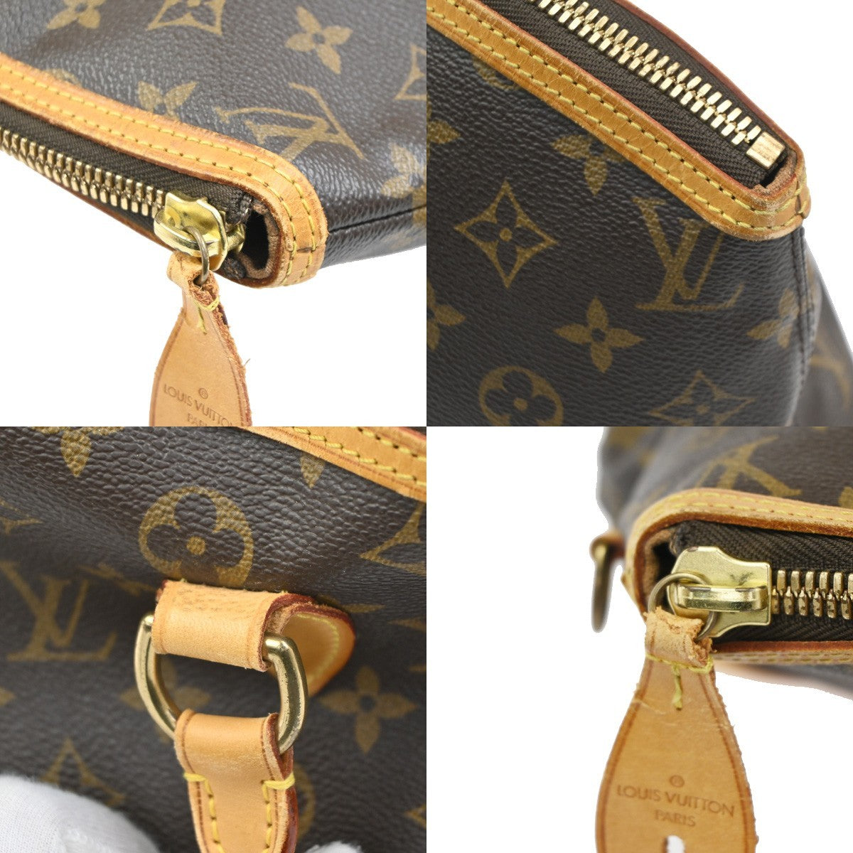 LOUIS VUITTON Lockit Horizontal Shoulder Bag Monogram Leather BN M40104 14CA586