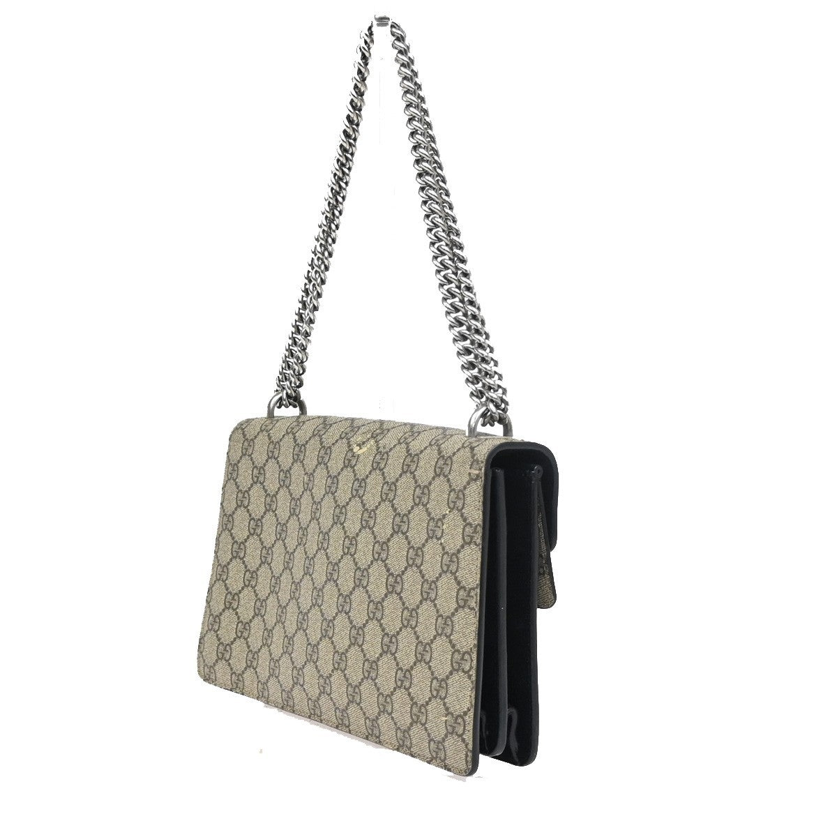 GUCCI GG Dionysus Chain Shoulder Clutch Bag Supreme Leather Brown Italy 85ZA291