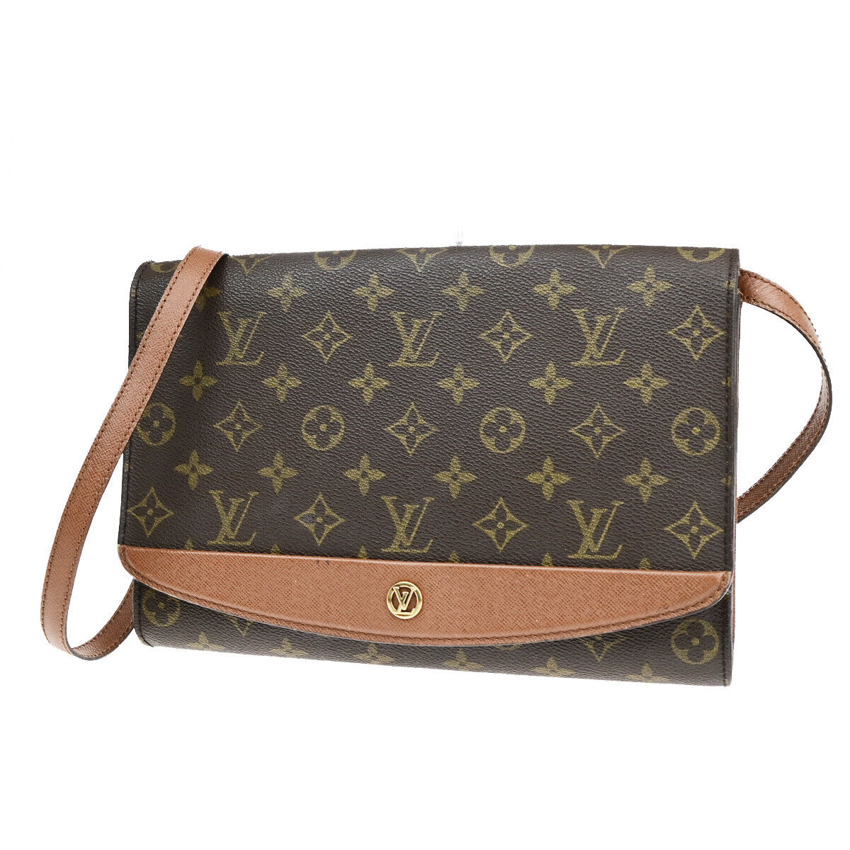 LOUIS VUITTON Bordeaux 2Way Shoulder Clutch Bag Monogram Leather M51797 64YF197